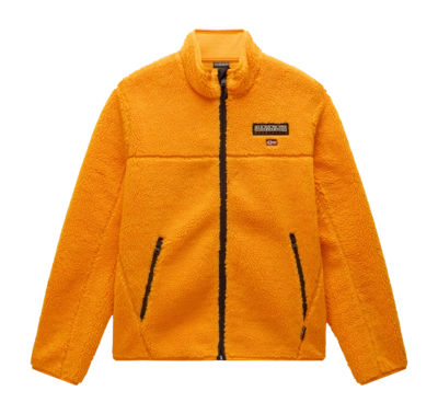 Polaire Napapijri Homme T-Tynik Zip Complet Orange Souci