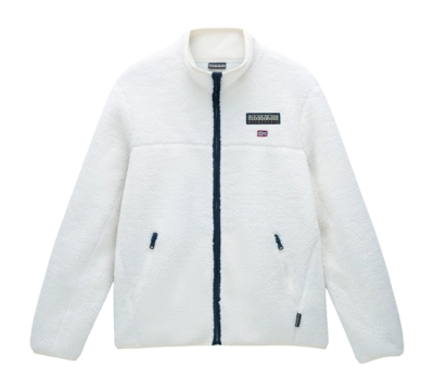 Fleece Jacket Napapijri Men T-Tynik Full Zip Beige Dimity