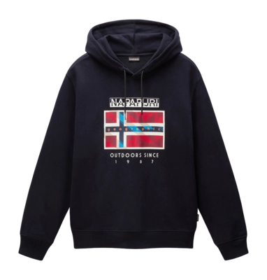 Hoodie Napapijri Men B-Dorees Black 041