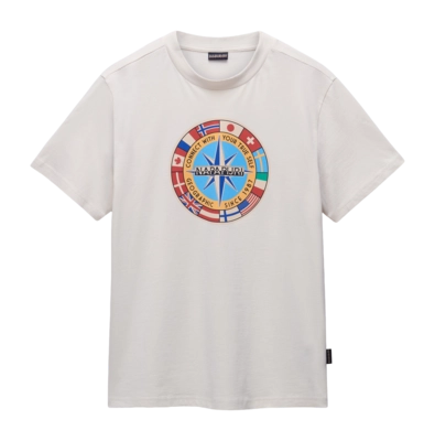 T-Shirt Napapijri Homme S-Dorees SS Beige Dimity