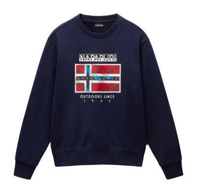 Sweatshirt Napapijri B-Dorees Herren Blu Marine