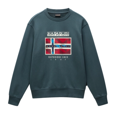Pull Napapijri Homme B-Dorees Green Urban