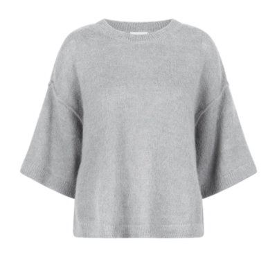 Sweater Dante6 Women D6Hiaru Relaxed SS Heather Grey