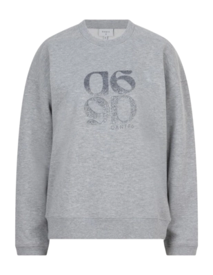 Sweater Dante6 Women D6Monogram Heathergrey Gun Metal