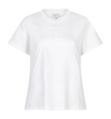 Tee Dante6 Women D6Venour Loose Fit Logo Milk White