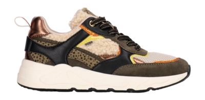 Sneaker POSH by Poelman Women Truffle/Beige