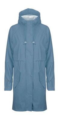 Regenjas Ralka Women Mizzle Blauw Wit