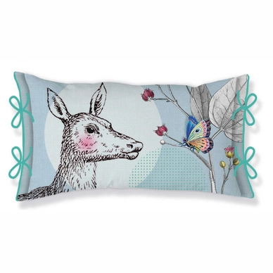 Sierkussen Pip Studio My Deerest Blue Katoen (35 x 60 cm)