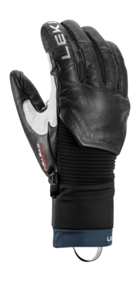 Gloves Leki Hevon Pro 3D Black White Navy Blue