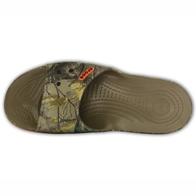 Slipper Crocs Crocband Lopro Realtree Xtra Slide Walnut