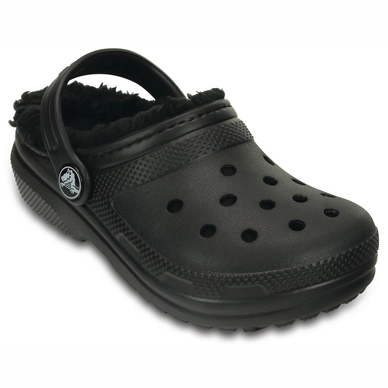 Sandaal Crocs Classic Lined Clog Kids Black Black