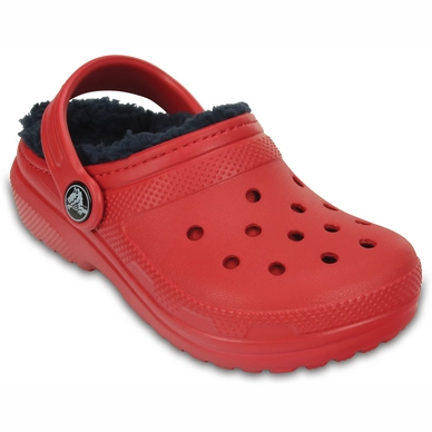 Sandaal Crocs Classic Lined Clog Kids Pepper Navy