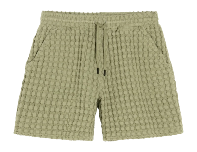 Kurze Hose OAS Porto Waffle Shorts Herren Dusty Green