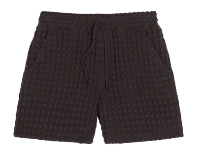 Kurze Hose OAS Nearly Porto Waffle Shorts Herren Black