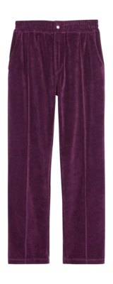 Hose OAS Dandy Velour Pants Herren Purple
