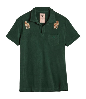 Poloshirt OAS Tiger PoloTerry Shirt Herren Forest