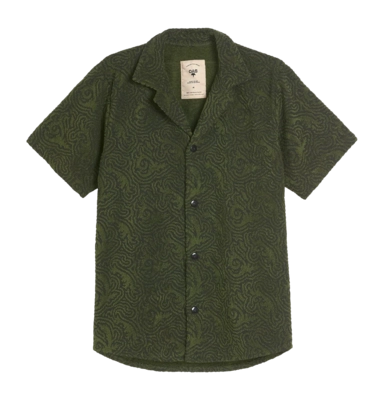 Blouse OAS Men Squiggle Cuba Terry Shirt