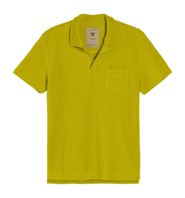Polo OAS Men Lime Polo Terry Shirt