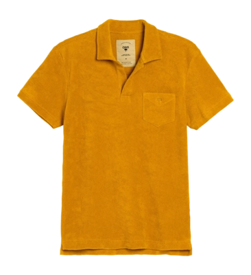 Polo OAS Men Mustard Polo Terry Shirt