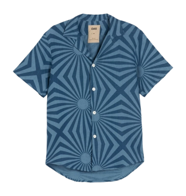 Hemd OAS Cuba Linen Shirt Herren Costal Cortado