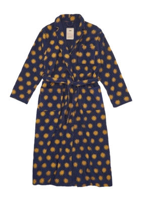 Badjas OAS Sunday Sun Long Robe Blauw Unisex