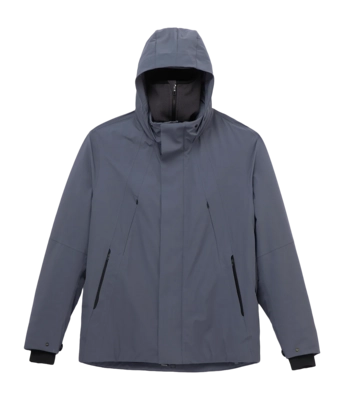 Raincoat Krakatau Men Geim Graphene Insulated Storm Grey Stone