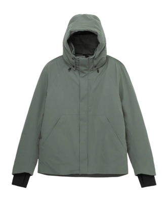 Jacke Krakatau Weryk Functional Fabric Short Herren Grey Green