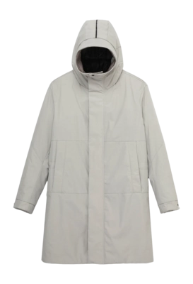 Veste Krakatau Men Schorl Long Parka Greige