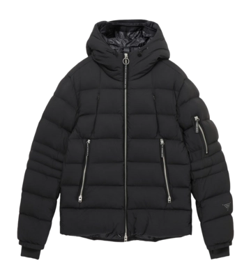 Jacke Krakatau Rook Short Puffer Herren Black