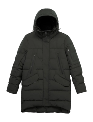 Jacke Krakatau Strofo Mid-Length Down Herren Dark Urban Chic