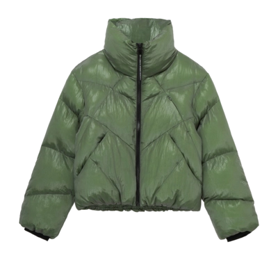 Veste Krakatau Femme Nebula Short Puffer Pearl Green