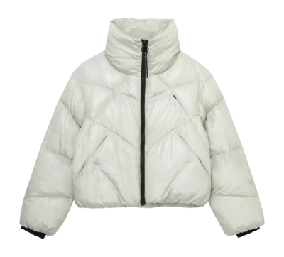 Jacket Krakatau Women Nebula Short Puffer Greige '24