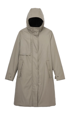 Regenjas Krakatau Women Mentat Padded With Welded Seams Light Taupe