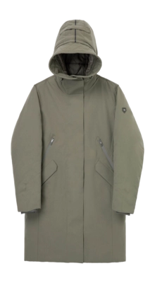 Veste Krakatau Women Mercury Technical Fabric Parka Fossil
