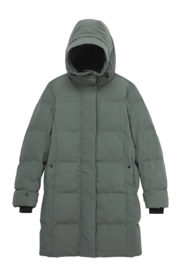 Jas Krakatau Women Cassini Quilted Parka Jade