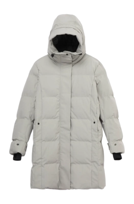 Jacket Krakatau Women Cassini Quilted Parka Greige