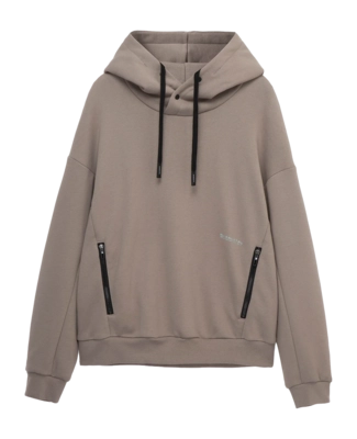 Hoodie Krakatau Unisex Frisson Pull-Over Taupe '24