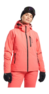 Veste Tenson Femme Moa Ski Jacket Sunset Coral