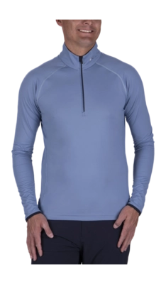 Skipullover KJUS Feel Midlayer Half-Zip Herren Neptune/Deep Space