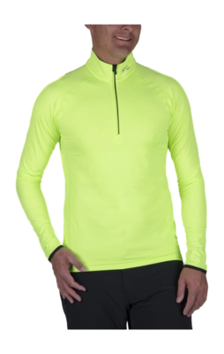 Skipullover KJUS Feel Midlayer Half-Zip Herren Limelight/Black