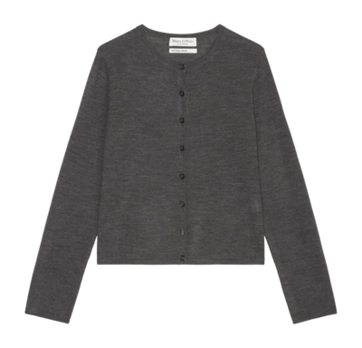 Strickjacke Marc O'Polo 408556161279 Damen Deep Grey Melange