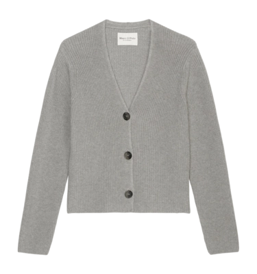 Strickjacke Marc O'Polo 408605961069 Damen Soft Stone Melange