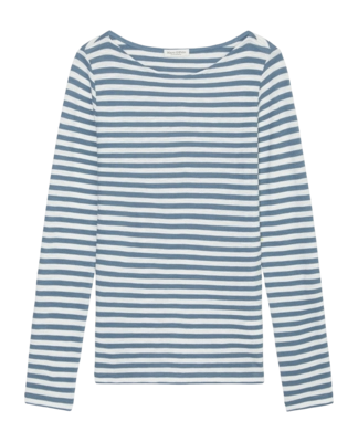 T-Shirt Marc O'Polo Women M08219652597 Multi/ Hazy Blue