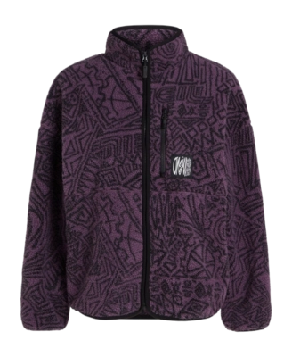 Gilet en Polaire O'Neill Femme Surf Heroes High Pile Black/Purple Sketcheritage