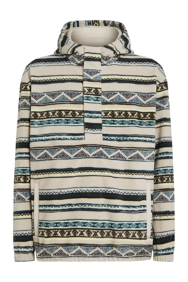 Hoodie O'Neill Superfleece Half Zip Herren Grey Ikat Stripe