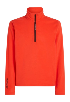 Ski Sweatshirt O'Neill Men Jack'S Polartec 100 Half Zip Fleece Paprika Flame