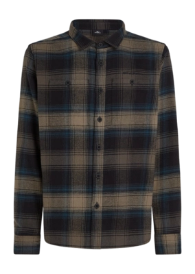 Shirt O'Neill Men Flannel Check Black Check Small