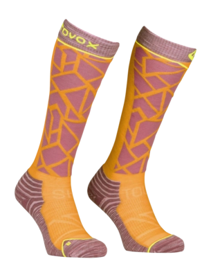 Skisocken Ortovox Ski Tour Comp Long Socks Damen Autumn Leaves