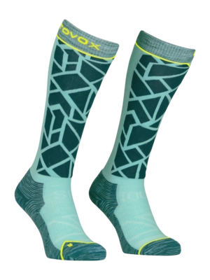 Skisocken Ortovox Ski Tour Comp Long Socks Damen Dark Pacific