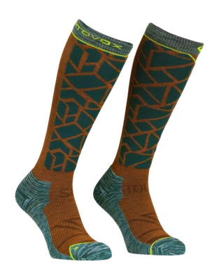 Skisocken Ortovox Ski Tour Comp Long Socks Herren Dark Pacific